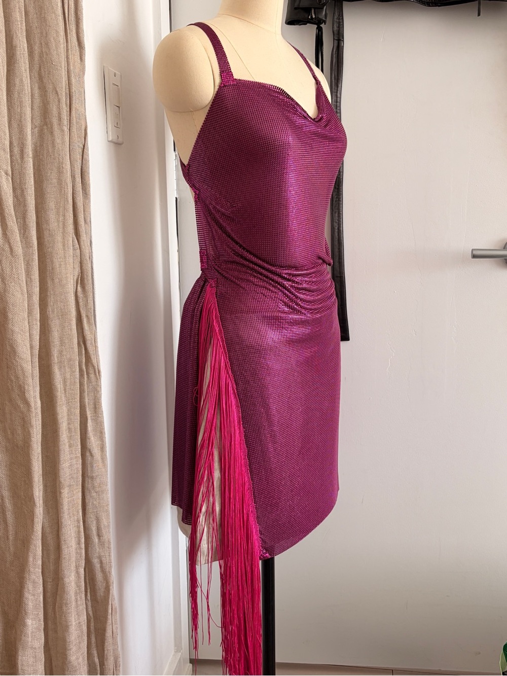 Fannie Schiavoni Zendaya Fringe Dress